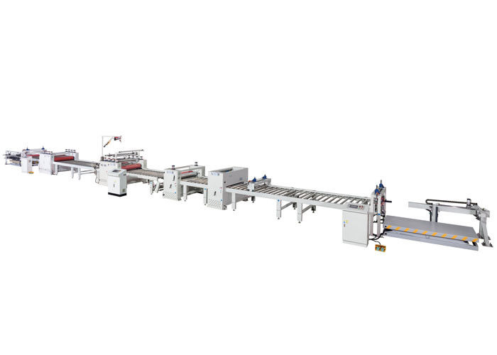 2.7-50mm Cold Glue Air Pressure Laminating Machine Production Line