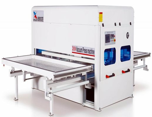 2 Mesas de trabalho Máquina de prensagem de membrana negativa para armário de cozinha